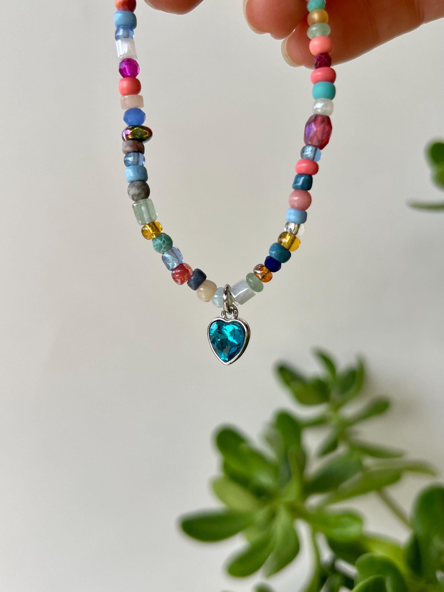 Colorful Boho Beaded Charm Bracelet Minimalist Casual Style