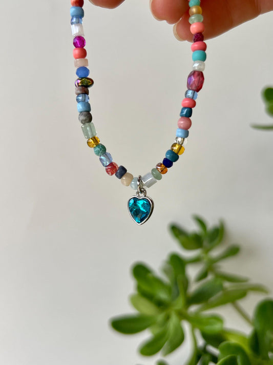 Colorful Boho Beaded Charm Bracelet Minimalist Casual Style