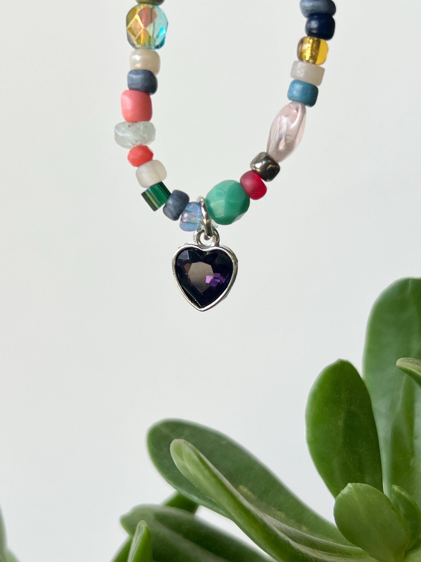 Colorful Boho Beaded Charm Bracelet Minimalist Casual Style